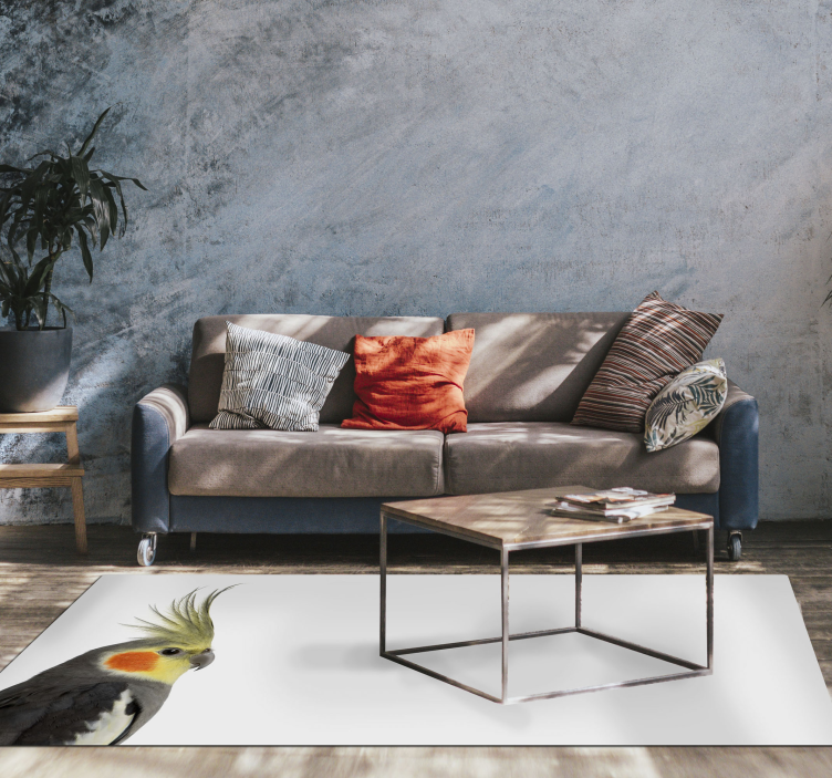 Kakadue papegøye dyrteppe - Tenstickers