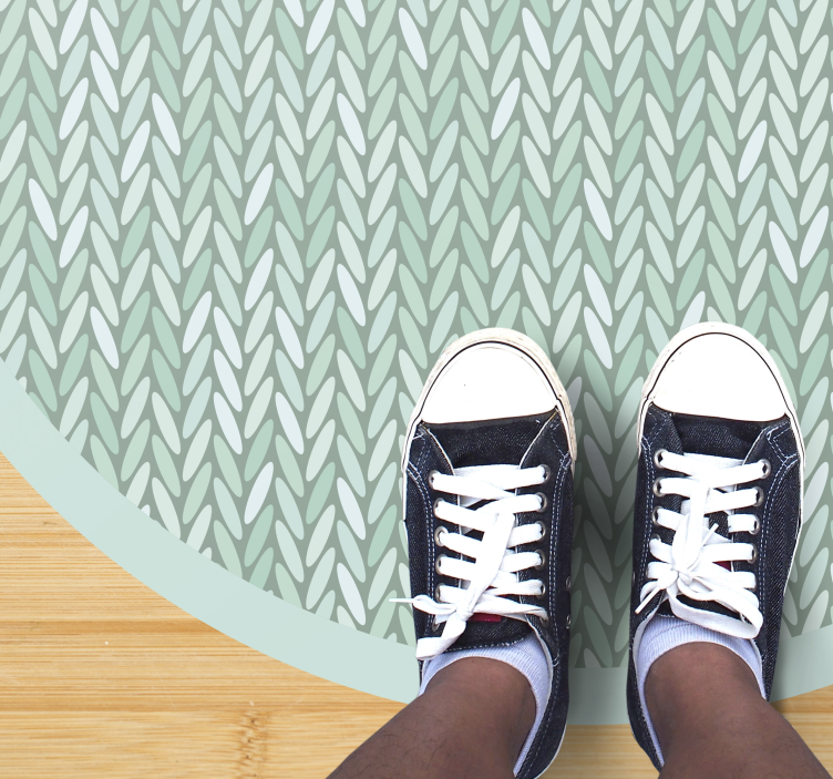 Kina vevd moderne vinylteppe - Tenstickers