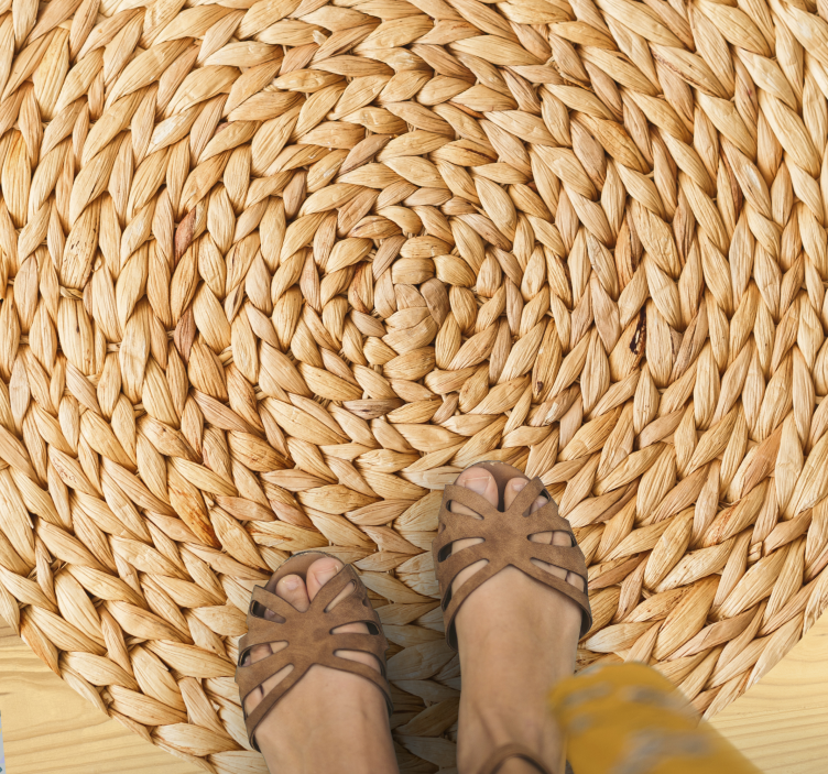 Linoleum mønster tekstur vinyl teppe - Tenstickers