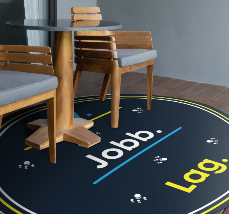 Live arbeid lage tilpasset vinyl teppe - Tenstickers