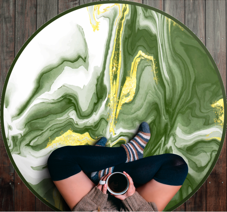 Marmorert eleganse marmor vinylteppe - Tenstickers