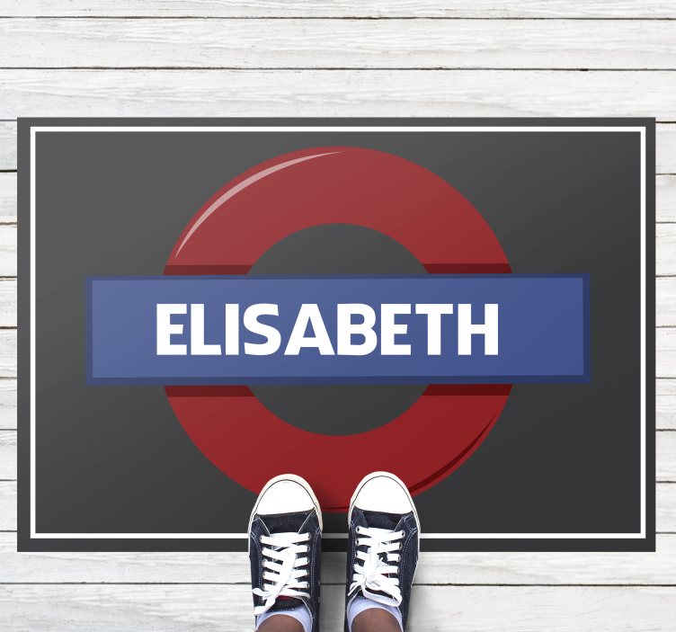 Metrostasjon personlig vinyl teppe - Tenstickers