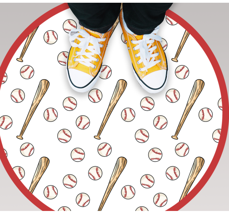 Moro i baseballsesongen vinyl teppe spill - Tenstickers