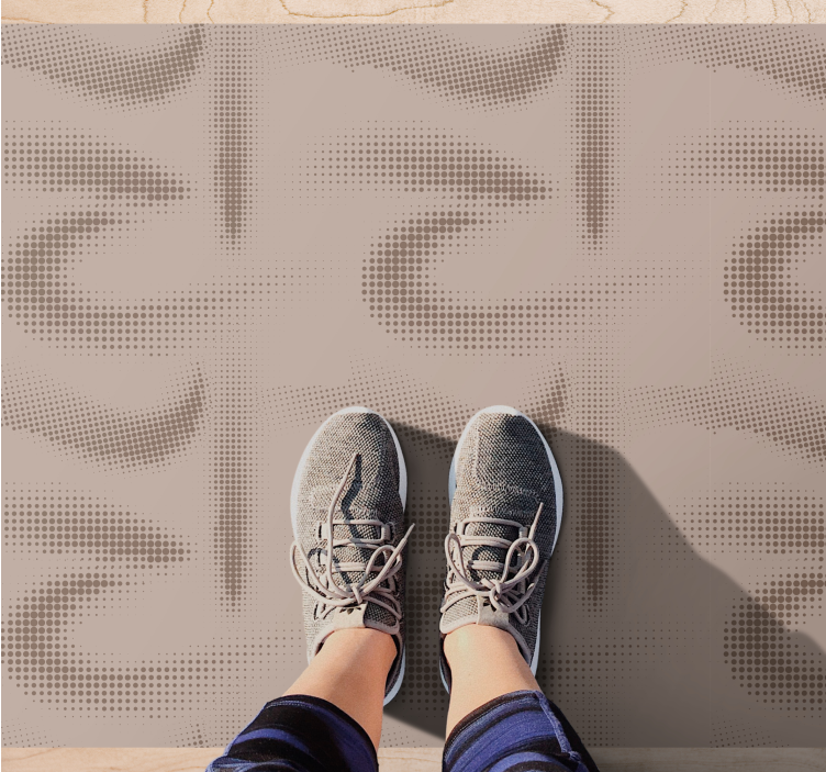 Myke teksturerte virvler vinyl teppe stue - Tenstickers