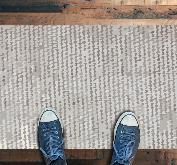 Mykt nøytralt mønster vinyl teppe soverom - Tenstickers