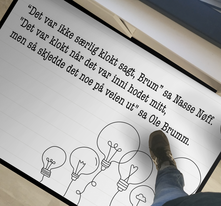 Norsk sitat det var bedre i hodeteppet mitt - Tenstickers