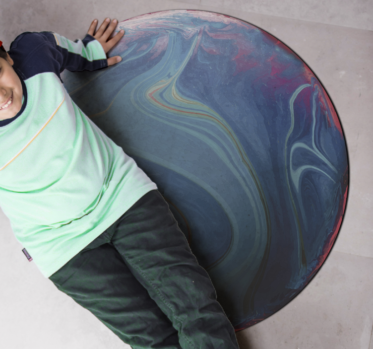 Planet tenåringsrom vinylteppe - Tenstickers