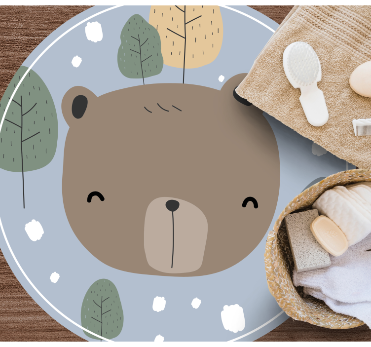 Portrett av et bjørnedyrteppe - Tenstickers