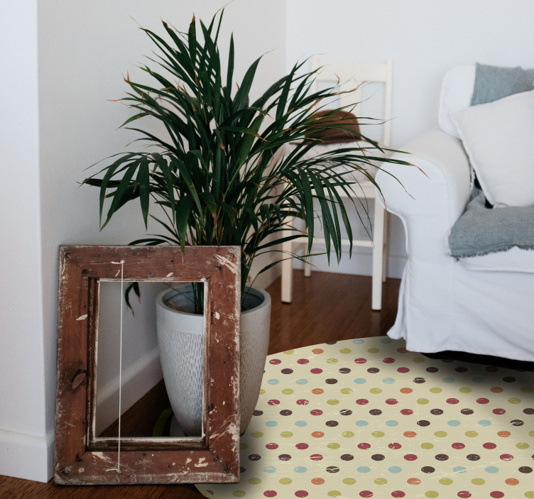 Prikkede tekstiler vinyl teppe tekstur - Tenstickers