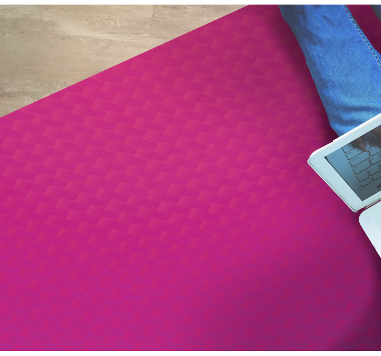 Rosa karbon tekstur vinyl teppe - Tenstickers