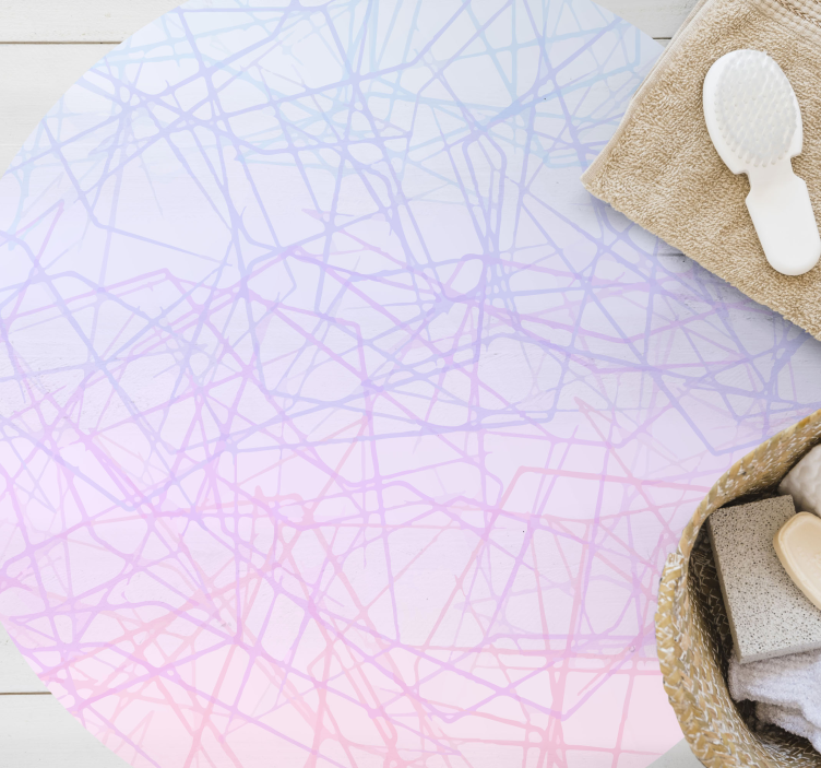 Rosa ombre mosaikkfliser - Tenstickers