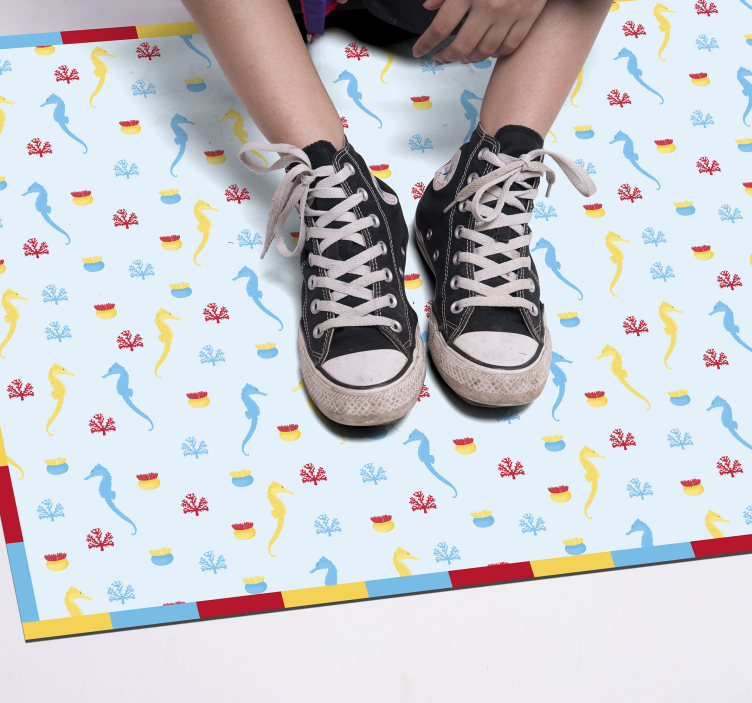 Sjøhest og koraldyrteppe - Tenstickers