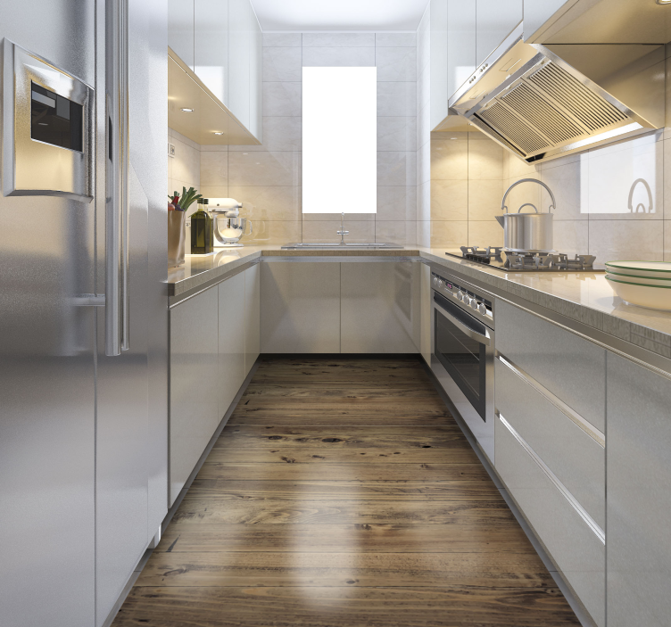 Slitt treeffekt vinyl teppe - Tenstickers