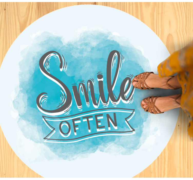 Smil ofte vinyl teppe sagn og tekster - Tenstickers