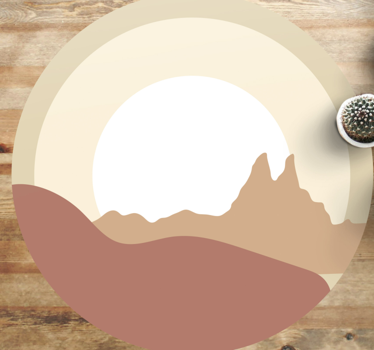 Solskinn naturlig teppe etnisk teppe - Tenstickers