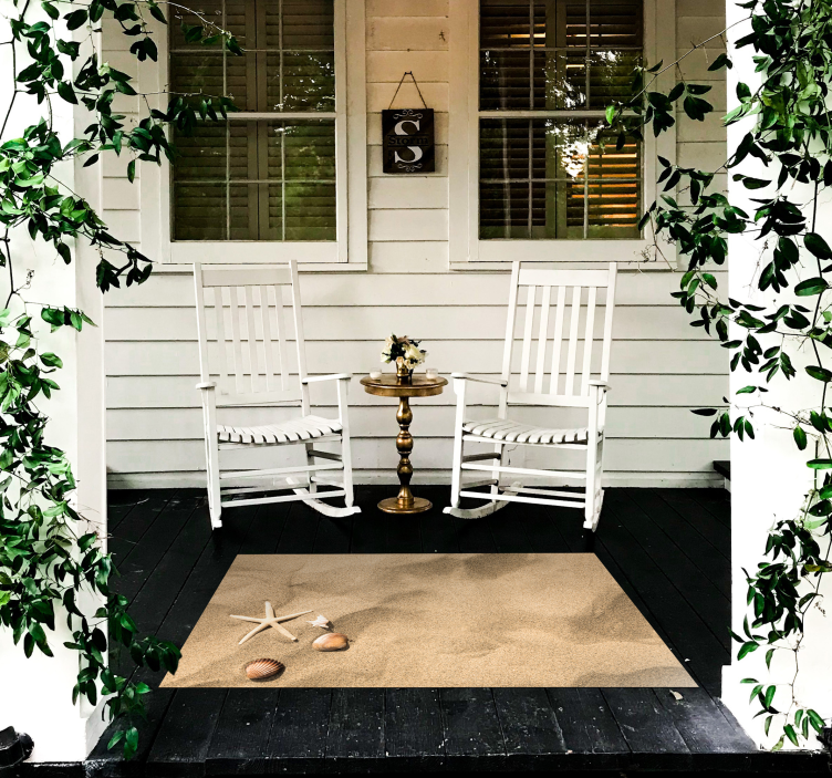 Sommer vibe vinylteppe sandstein gulvfliser - Tenstickers