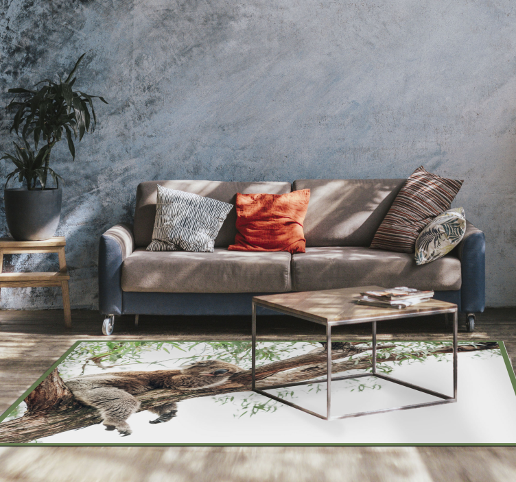 Sovende koala animal vinyl teppe - Tenstickers