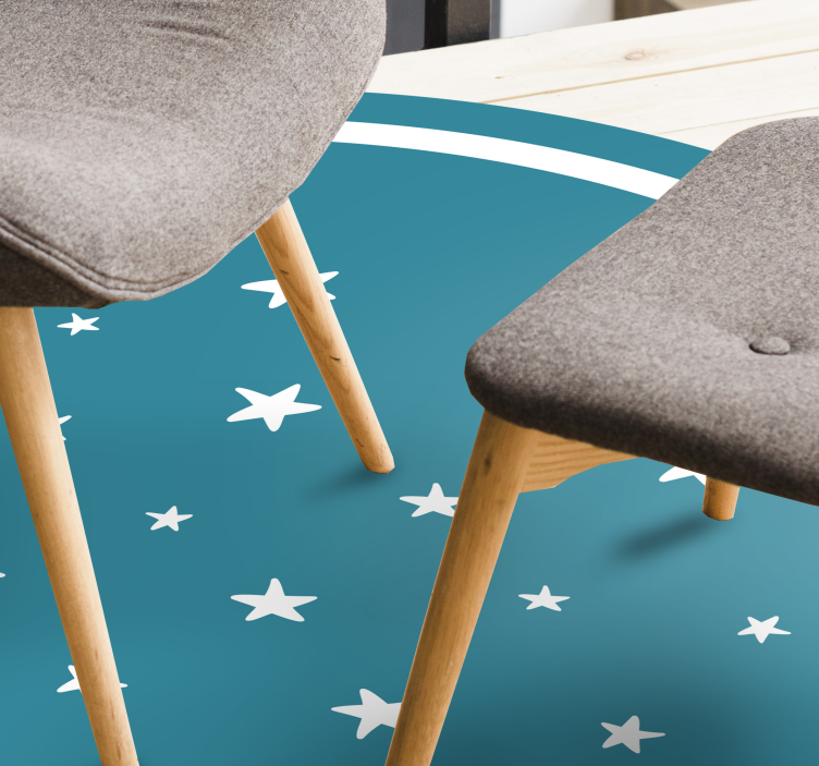 Stjernemotiv vinyl teppe stjerner - Tenstickers