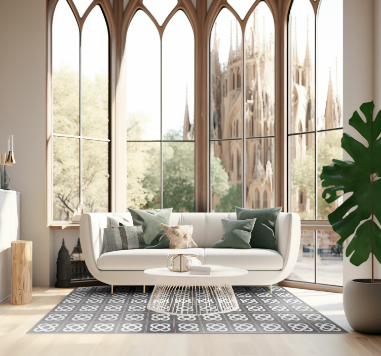 Teppe pvc panot barcelona mosaikk - Tenstickers