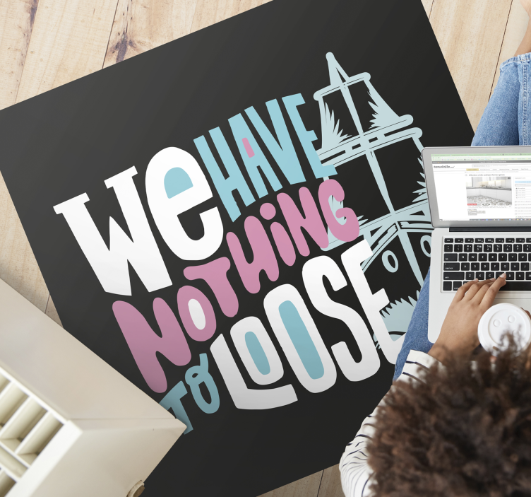 Titanisk film motiverende sitat vinyl teppe sagn og tekster - Tenstickers