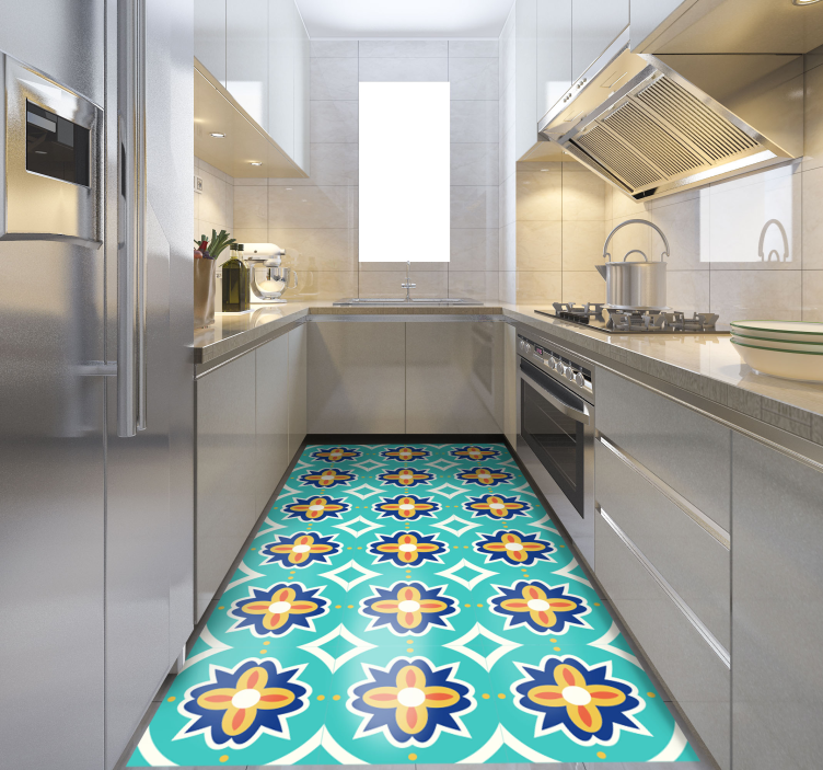 Turkisfliser med teksturert mosaikk - Tenstickers