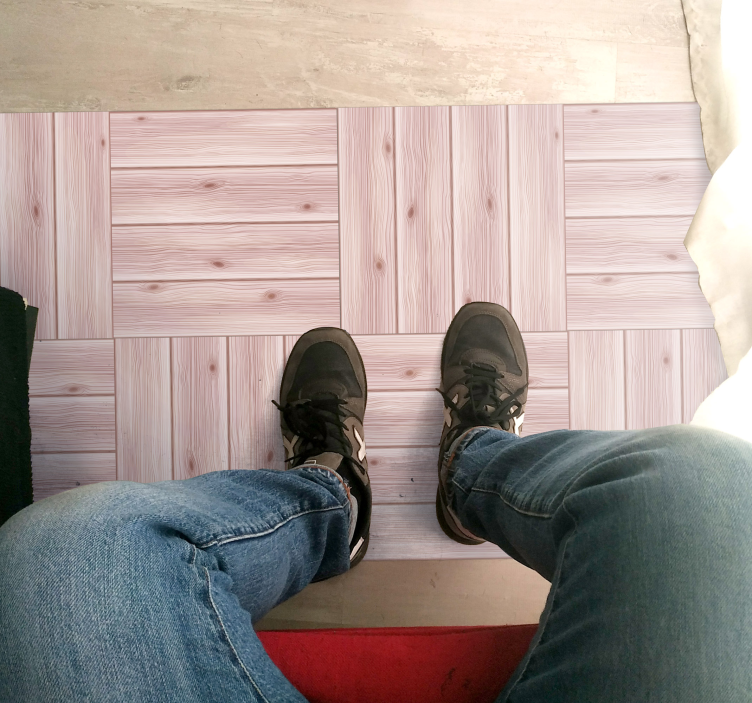 Trekornmønster tregulv - Tenstickers