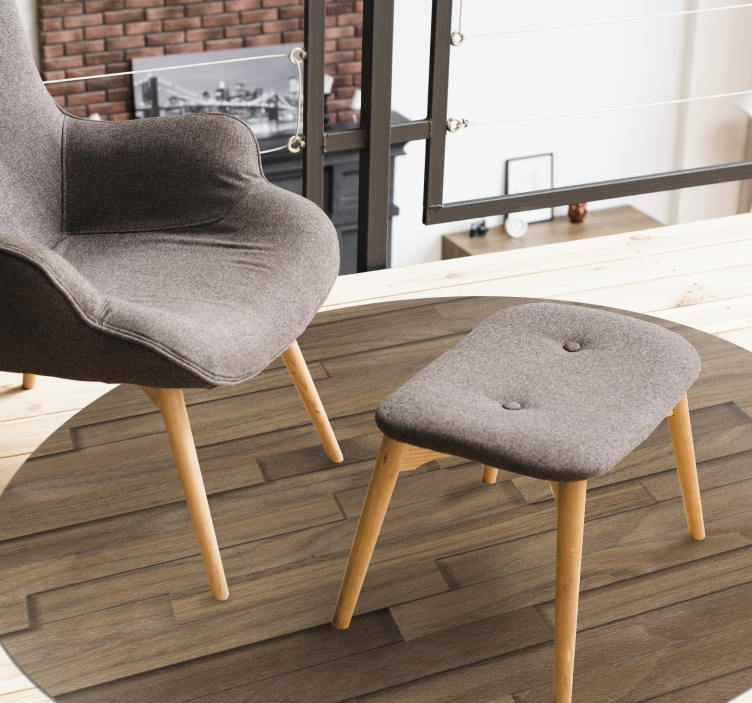 Treplank 3d tekstur treffekt vinyl teppe - Tenstickers