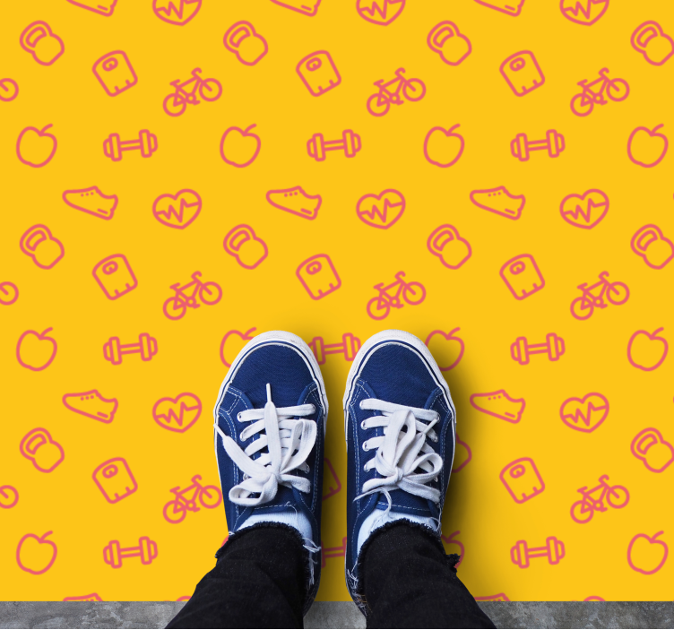 Ungdommelig lekenhet vinyl teppe spedbarn - Tenstickers