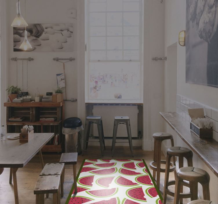 Vannteppe med vannmelon-tema - Tenstickers