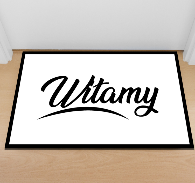 Velkommen tynne vinyl teppe entré fliser - Tenstickers