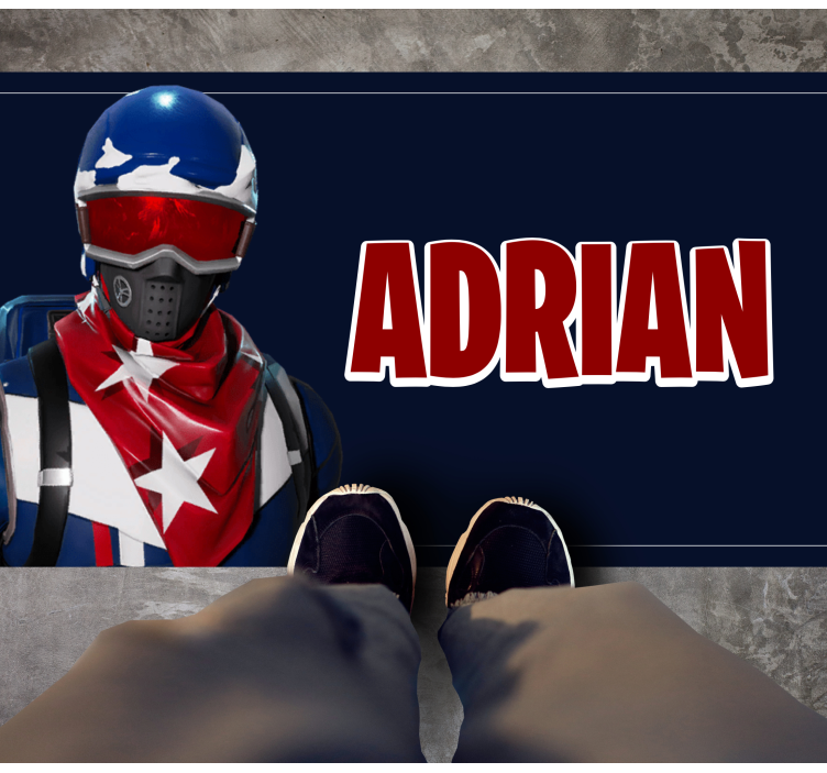 Videospill ansiktsmaske gutt soverommet vinyl teppe - Tenstickers