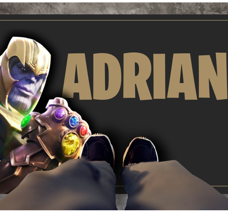 Videospill gullmaske soveromteppe - Tenstickers