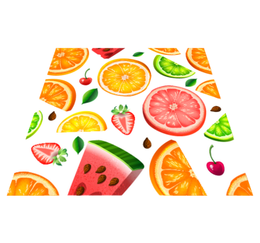 Vinyl teppe kjøkken fruktmønster - Tenstickers