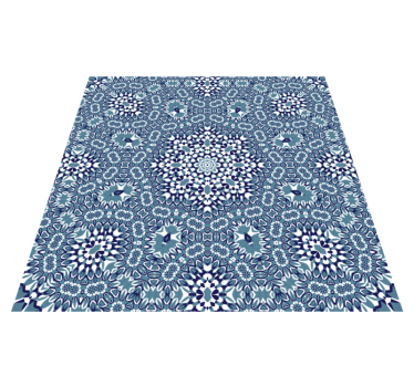Mosaikk mandala vinyl teppe kjøkken - Tenstickers