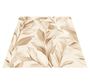 Beige ark design vinyl teppe kjøkken - Tenstickers