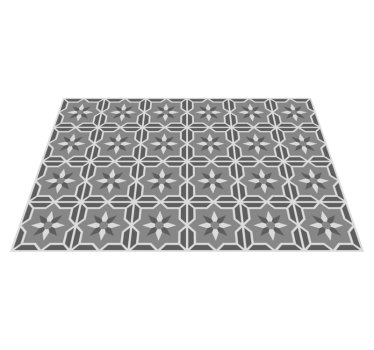 Geometrisk vinyl kjøkkenteppe - Tenstickers