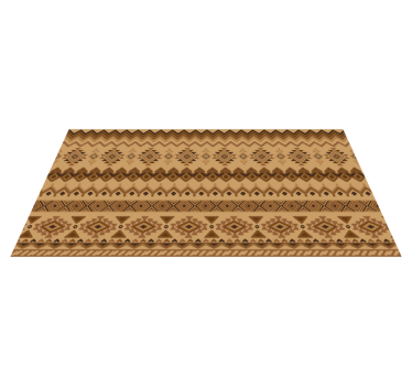 Etniske kilim design vinyl tepper - Tenstickers
