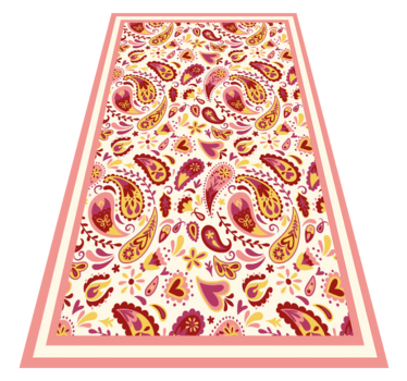 Kule blomsterformer blomsterteppe - Tenstickers