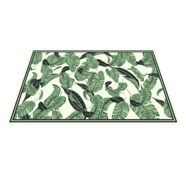 Gigantiske palmeblomster teppe - Tenstickers