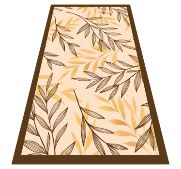 3d vinyl teppe etterlater naturteppe - Tenstickers