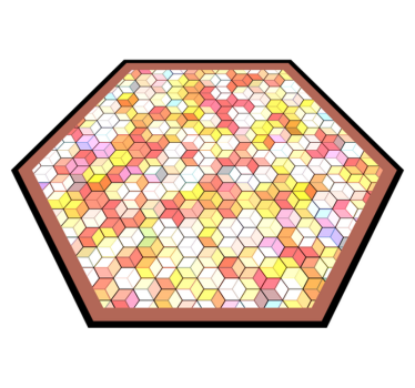 Flerfargede fliser flisematte - Tenstickers