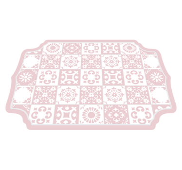 Flisemotiv med blomster flismatte - Tenstickers