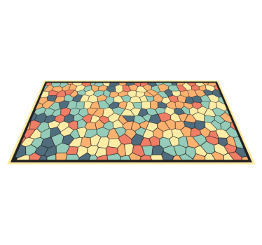 Fargerik mosaikkflisematte - Tenstickers
