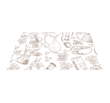 Espresso kaffe fancy glass moderne tepper - Tenstickers