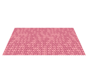 Rosa tau minimalistisk teppe - Tenstickers