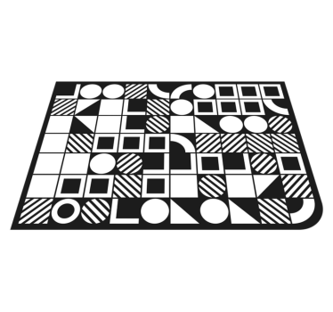 Abstrakt design moderne tepper - Tenstickers