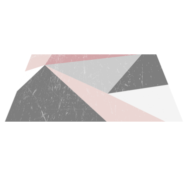 Geometriske trekantede geometriske vinyl teppe - Tenstickers