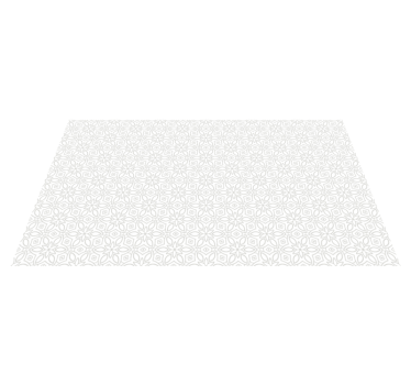 Blomsterhydraulisk flisematte - Tenstickers