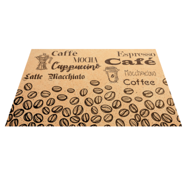 Italienske kaffetyper vinyl tepper - Tenstickers