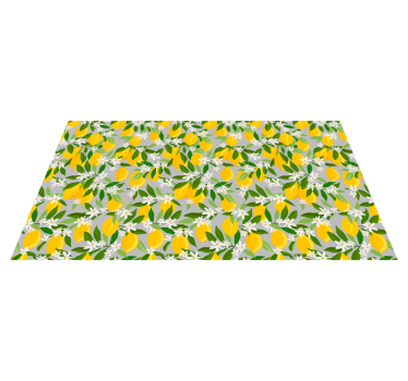 Sitrontre blomsterteppe - Tenstickers